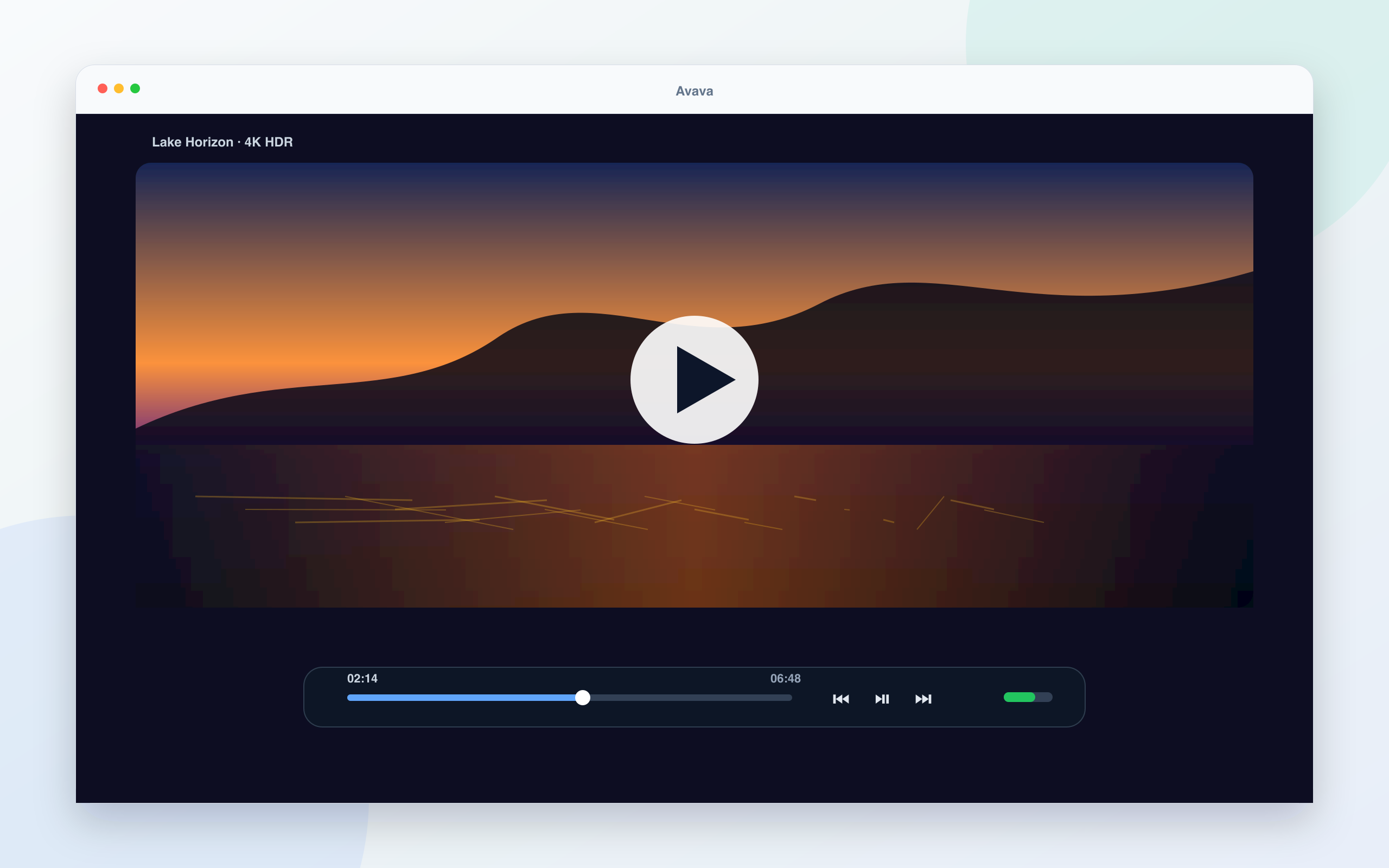 Avava app screenshot